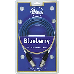 Blue Blueberry Microphone Cable 20 ft.