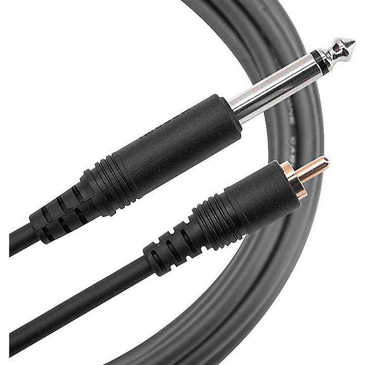Mogami Pure Patch RCA to 1/4" Mono HiDefinition Patch Cable 15 ft
