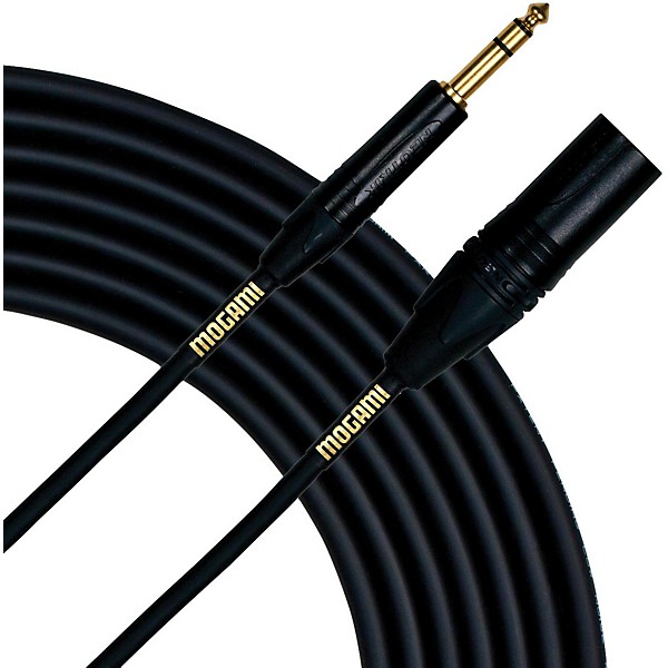 Mogami Gold Studio 1/4" to XLR Male Cable 10 ft.