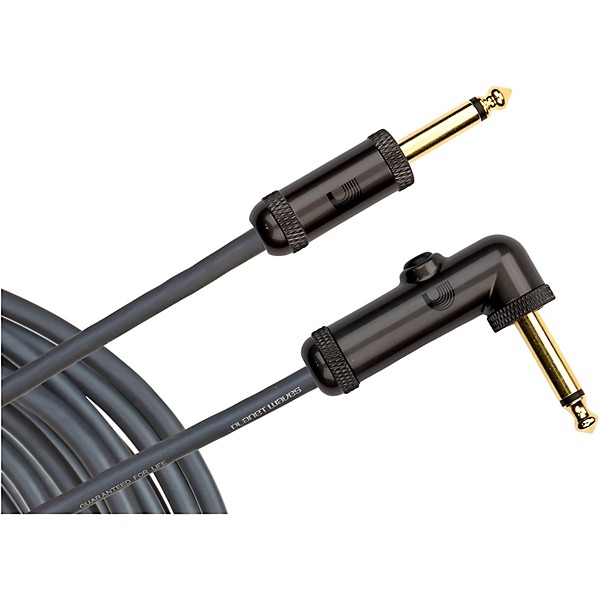 D'Addario PW-AGRA Circuit Breaker Cable Right Angle-Straight 20 ft.