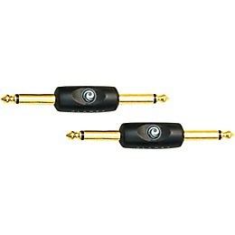 D'Addario 1/4" - 1/4" Male Mono Inline Adapter 2-Pack