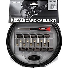 BOSS BCK-12 Pedalboard Cable Kit, 12 Connectors 12 ft. Black