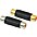 American Recorder Technologies RCA Female to RCA Fema... American Recorder Technologies RCA Female to RCA Female Adapter Gold