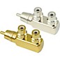 American Recorder Technologies RCA Male to 2 RCA Female Right Angle Adapter Gold thumbnail