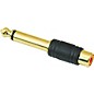 American Recorder Technologies 1/4" Male Mono to RCA Female Adapter Gold
