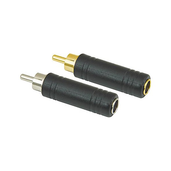 American Recorder Technologies 1/4" Female to RCA Male Adapter Nickel