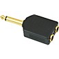 American Recorder Technologies 1/4" Male Mono to Two 1/4" Female Adapter Gold thumbnail