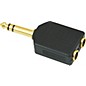 American Recorder Technologies 1/4" Male Stereo to Two 1/4" Female Stereo Adapter Gold thumbnail