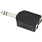 American Recorder Technologies 1/4" Male Stereo to Two 1/4" Female Stereo Adapter Nickel thumbnail