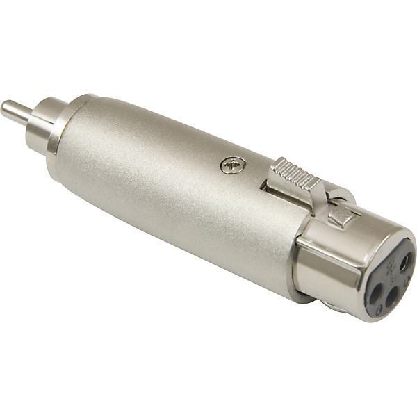 American Recorder Technologies XLR Female to RCA Male Adapter Nickel