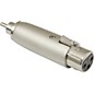 American Recorder Technologies XLR Female to RCA Male Adapter Nickel thumbnail