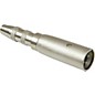 American Recorder Technologies XLR Male to 1/4" Female Mono Adapter Nickel thumbnail