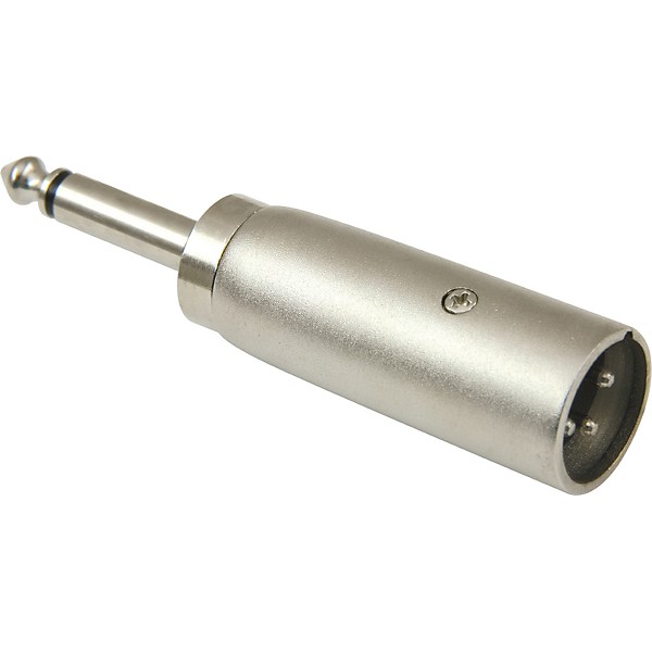 American Recorder Technologies XLR Male to 1/4" Male Mono Adapter Nickel