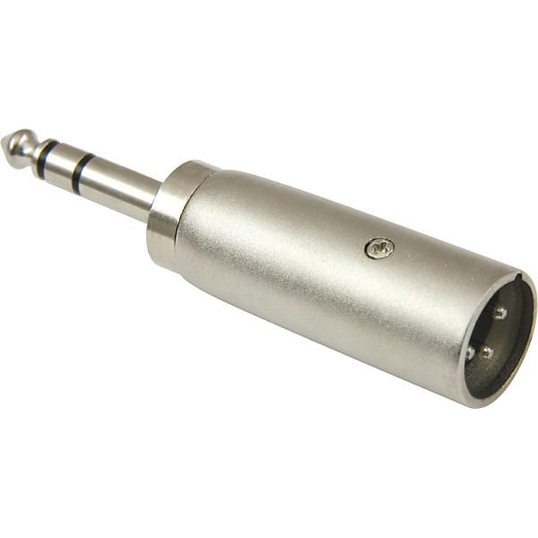 American Recorder Technologies XLR Male to 1/4" Male Stereo Adapter Nickel