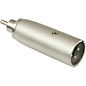 American Recorder Technologies XLR Male to RCA Male Adapter Nickel thumbnail