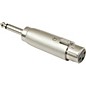 American Recorder Technologies XLR Female to 1/4" Male Mono Adapter Nickel thumbnail