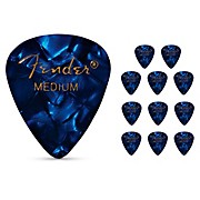 351 Premium Celluloid Guitar Picks 12-Pack - Blue Moto Medium