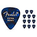 Fender 351 Premium Celluloid Guitar Picks 12-Pack - Blue Moto X-Heavy