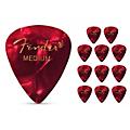 Fender 351 Premium Celluloid Guitar Picks 12-Pack - Red Moto Medium