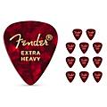 Fender 351 Premium Celluloid Guitar Picks 12-Pack - Red Moto X-Heavy
