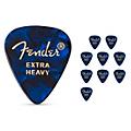 Fender 351 Premium Celluloid Guitar Picks 12-Pack Blue MotoX-Heavy