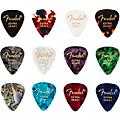 Fender 351 Shape Celluloid Medley Guitar Picks - Extra Heavy 12 Pack