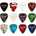 Fender 351 Shape Celluloid Medley Guitar Picks - Thin 12 Pack