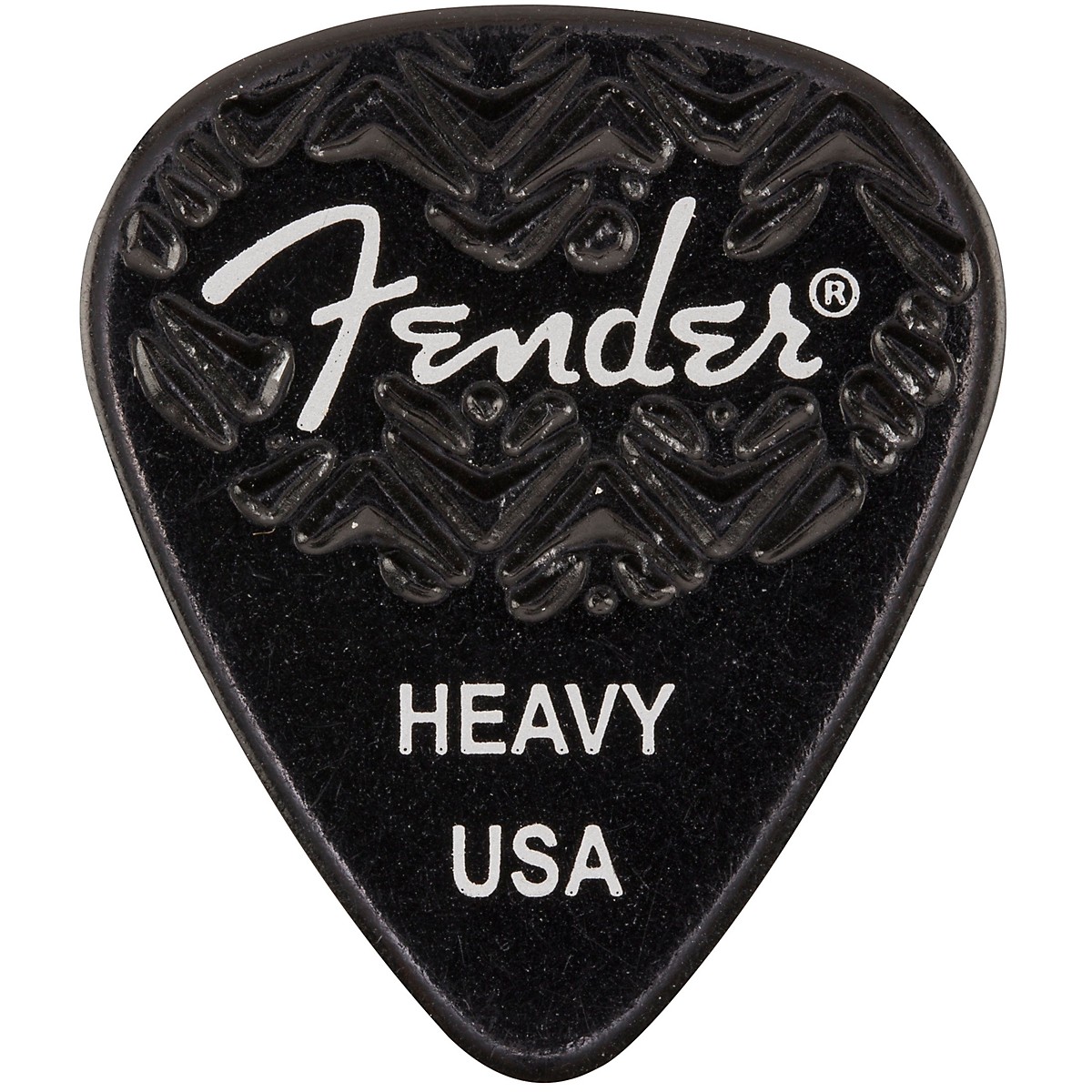 Fender 351 Shape Wavelength Celluloid Guitar Picks (6-Pack), Black ...