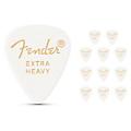 Fender 351 Standard Guitar Pick - White Extra Heavy 12 Pack