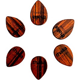 Thalia 358 Shape Rosewood Picks 1.0 mm 6 Pack