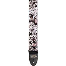 Levy's Wild Skulls Guitar Strap