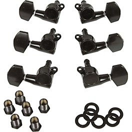 Gotoh MLB3-G 3-On-A-Side Locking Tuners 6-Pack Chrome Gotoh MLB3-G 3-On-A-Side Locking Tuners 6-Pack Black