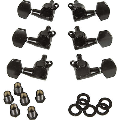 Gotoh Mlb3-G 3-On-A-Side Locking Tuners 6-Pack Black for sale