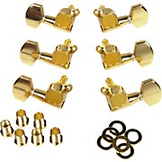 Gotoh Mlb3-G 3-On-A-Side Locking Tuners 6-Pack Gold for sale
