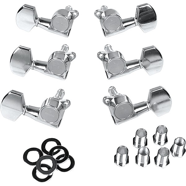 Open Box Gotoh MLB3-G 3-On-A-Side Locking Tuners 6-Pack Level 1 Chrome