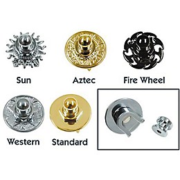 Q Parts Metal Series Straplock Black Aztec