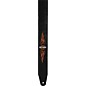 Dunlop Harley Davidson 2.5" Leather Guitar Strap with Embroidered Flames thumbnail