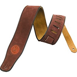 Levy's Soft Suede Guitar Strap Tan Levy's Soft Suede Guitar Strap Brown