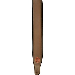 Levy's Boot Leather Guitar Strap Dark Brown