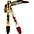 Jodi Head Lightning Bolt Guitar Strap Red/Silver Jodi Head Lightning Bolt Guitar Strap Gold/Black