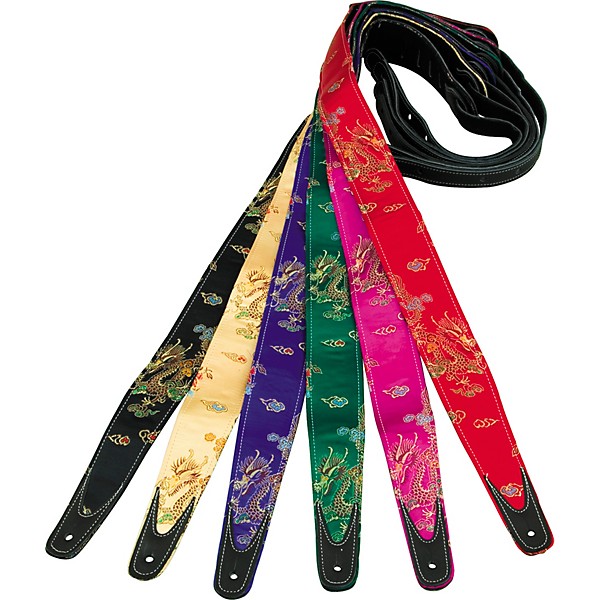 Jodi Head Dragon Face Guitar Strap Red