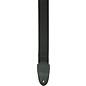 Rock Steady Poly with Leather Ends Guitar Strap Black
