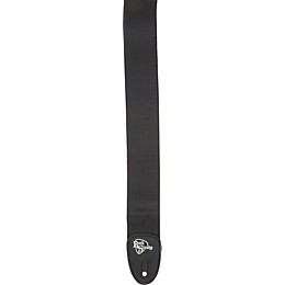 Rock Steady RSP02 Poly With Nylon Ends Guitar Strap Black