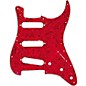 Musician's Gear 3 Single-Coil Pearloid Pickguard Red