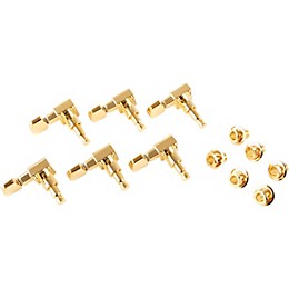 Fender American Series Stratocaster Guitar Tuners with Gold Hardware Set of 6 Gold