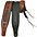 Levy's Classic Padded leather guitar strap Walnut Levy's Classic Padded leather guitar strap Walnut