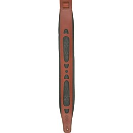 Levy's Classic Padded leather guitar strap Walnut