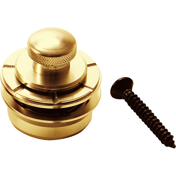 Hennessey Guitar Strap Locks - Pair Gold