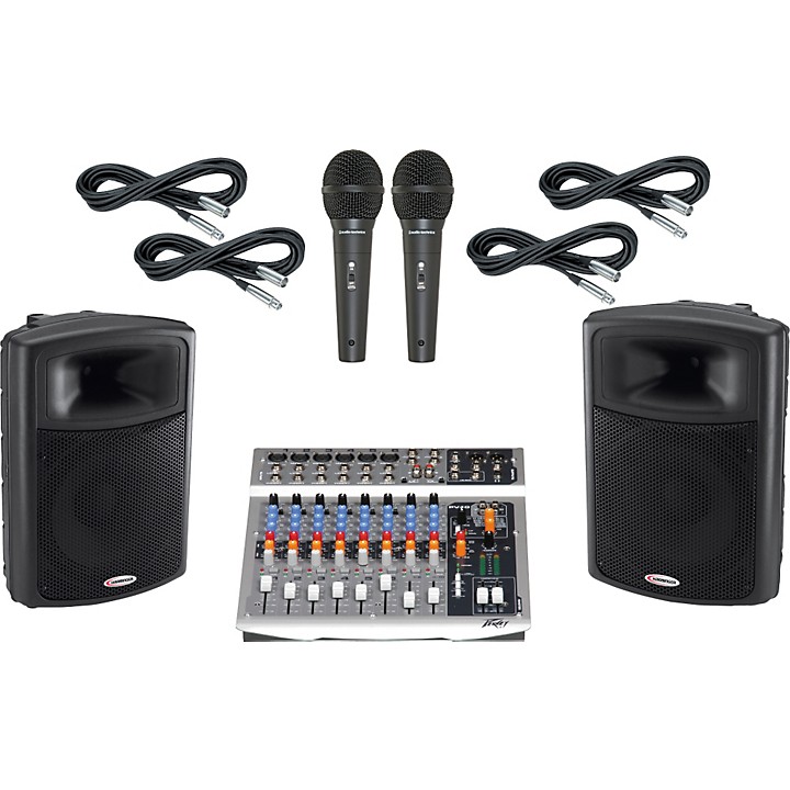 Peavey PV10 / Harbinger APS15 PA Package Guitar Center