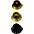 Gibson Top Hat Knobs Gold 4-Pack Gibson Top Hat Knobs Black 4-Pack